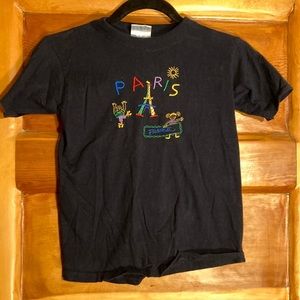 Child’s shirt with Paris embroidered design